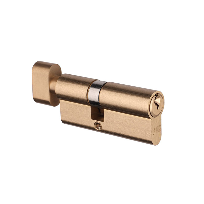 Wkładka bębenkowa GMB z gałką, mosiądz