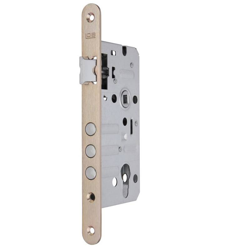 Zamek wpuszczany trzpieniowy LOB ZT95, żółty ocynk