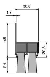 Uszczelka szczotkowa MINK STL2004DK