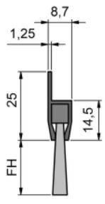 Uszczelka szczotkowa MINK STL2001