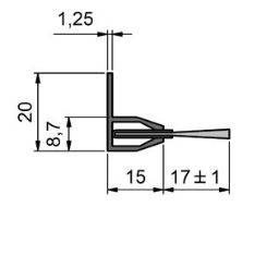 Antyelektrostatyczna uszczelka szczotkowa MINK ABL20110