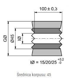 Kompletny system MINK Zick-Zack ZZB45
