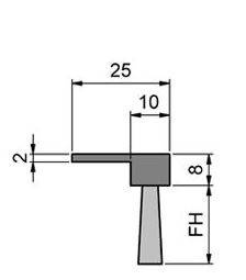 Elastyczna uszczelka szczotkowa MINK FBL6001