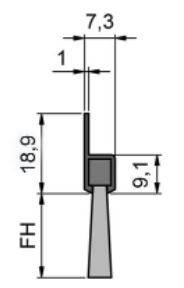 Uszczelka szczotkowa MINK STL1800