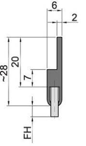 Uszczelka szczotkowa MINK BLA300208