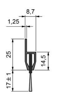 Antyelektrostatyczna uszczelka szczotkowa MINK ABL20015
