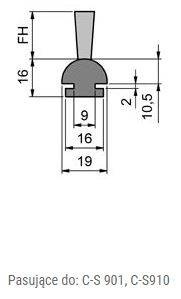 Uszczelka szczotkowa MINK STL900