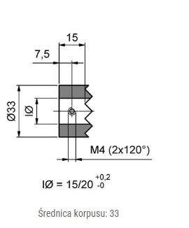 Pierścień blokujący MINK Zick-Zack ZZS33
