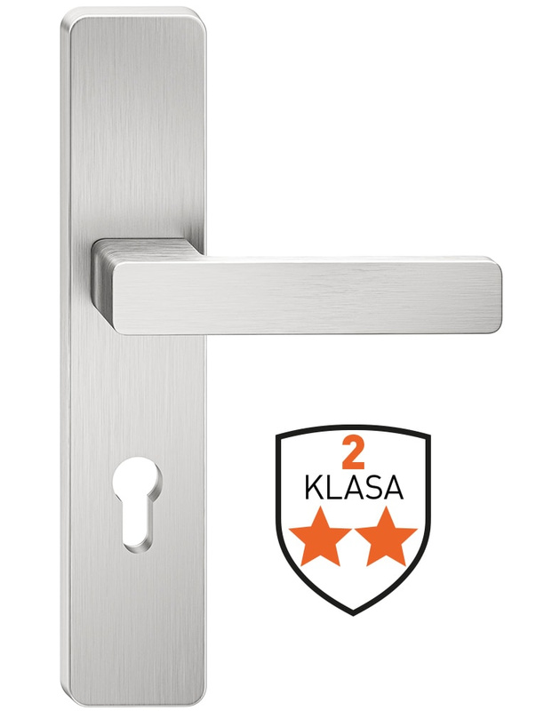 Klamka drzwiowa antywłamaniowa w klasie 2 Metal-Bud ATLAS 92 mm