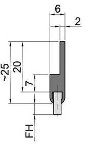 Uszczelka szczotkowa MINK BLA300205