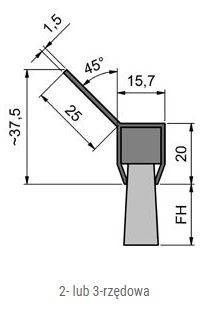 Uszczelka szczotkowa MINK STL2040