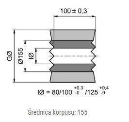 Segment szczotkowy MINK Zick-Zack ZZB155