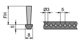 Szczotka na pasie klinowym MINK BKR85