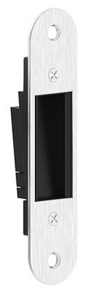 Regulowana blacha zaczepowa do zamków magnetycznych Metal-Bud, niska 112 mm