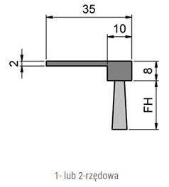 Uszczelka szczotkowa MINK STL4001
