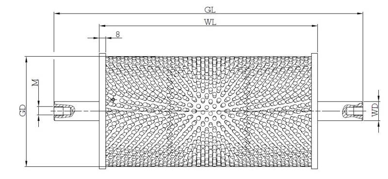Wałek do wygładzania fałd MINK BSW215