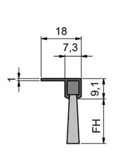 Uszczelka szczotkowa MINK STL1810