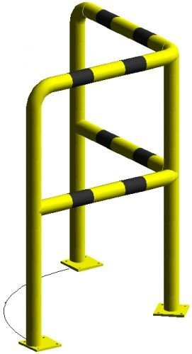 Barierka techniczna narożna 90° CM.BT90