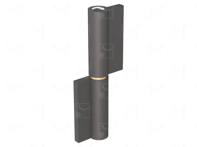 Zawias do wspawania MANTION 1512SOG, Ø12 mm, stal czarna