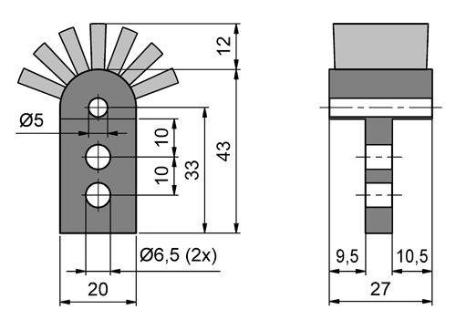 Ochrona krawędzi dla MINK SOB-TRW-K9/10