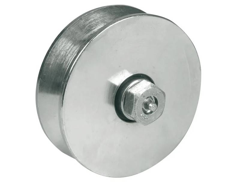 Koło jezdne z smarowaniem profil V