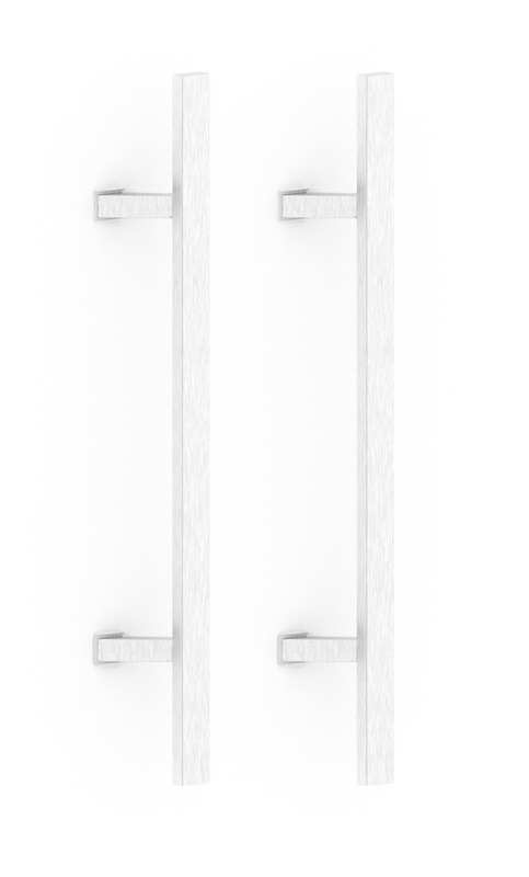 Antaba podwójna Metal-Bud prostokątna 40x20 mm, skośna