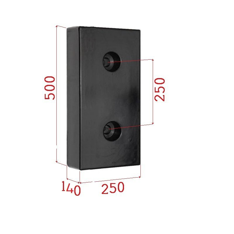 Odboje gumowe 250x500x140 mm