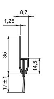 Antyelektrostatyczna uszczelka szczotkowa MINK ABL20000