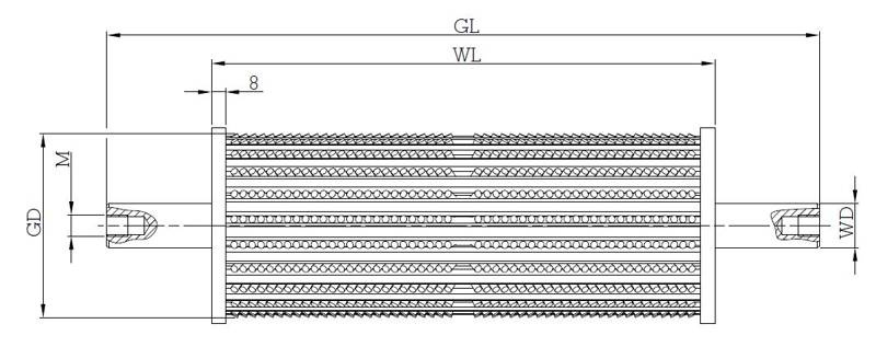 Wałek do wygładzania fałd MINK BSW6012