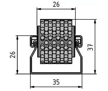 Przenośnik rolkowy MINK MRB-K2 (60 rolek)